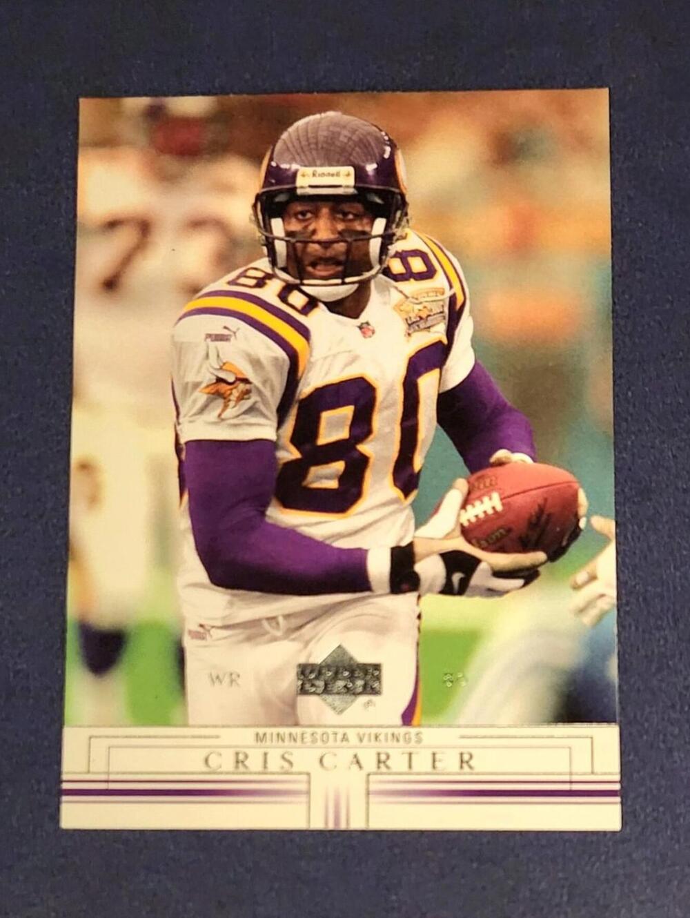 2001 Upper Deck #90 Cris Carter Football Card